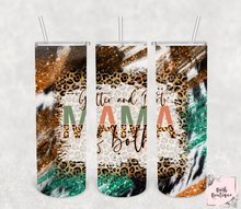 Load image into Gallery viewer, Glitter and dirt mama of both 20 ounce tumblers
