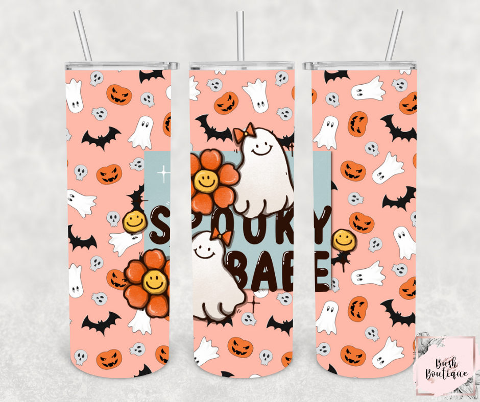 Spooky babe 20 ounce tumbler