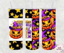 Load image into Gallery viewer, Live like every day is Halloween  20 ounce tumbler
