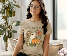 Load image into Gallery viewer, I put a spell on you floral t-shirt
