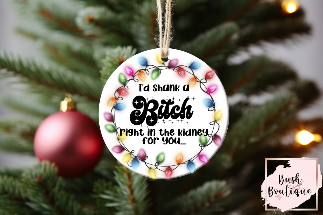 Funny best friend ornaments