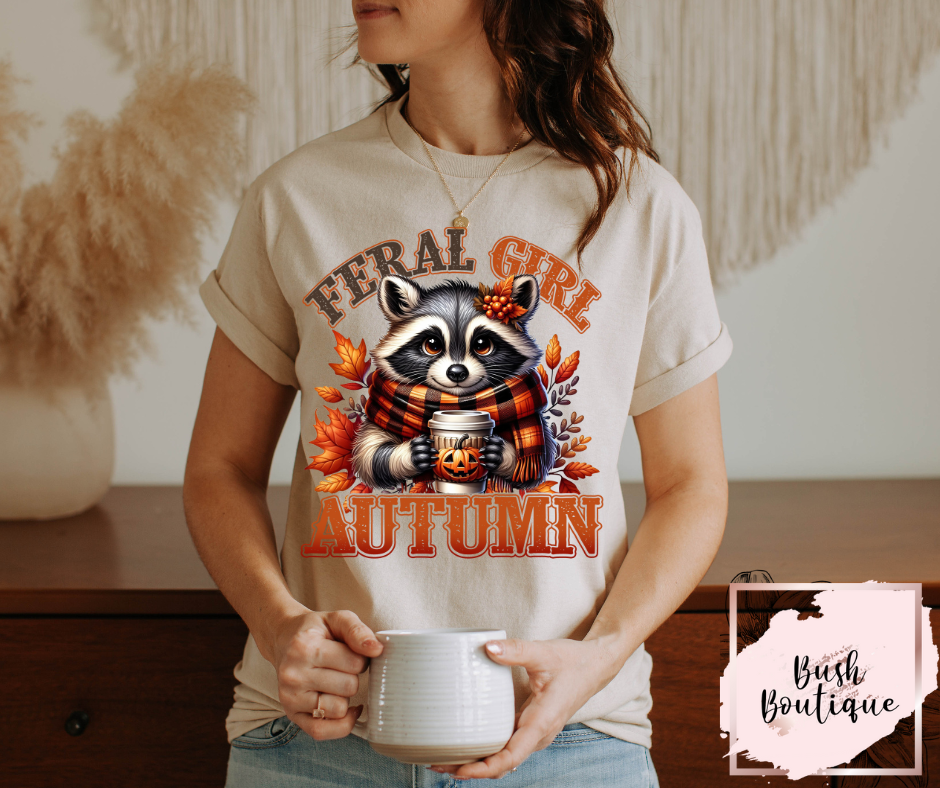 Feral girl autumn