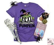 Load image into Gallery viewer, It&#39;s showtime pumpkin t-shirt
