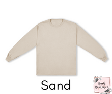 Load image into Gallery viewer, Custom DTF LONG SLEEVE t-shirt
