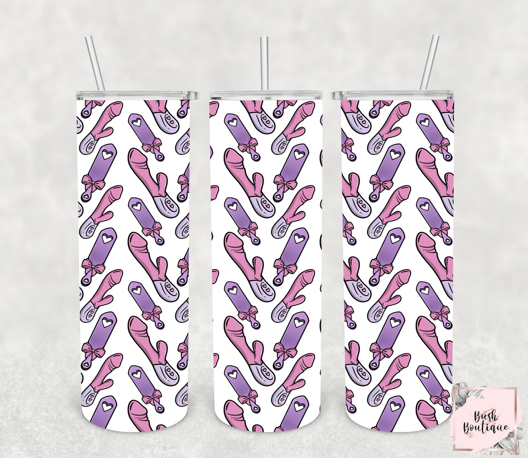 Paddles and vibes 20 ounce tumbler