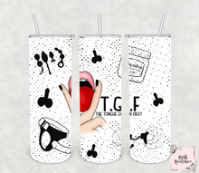 Load image into Gallery viewer, TGIF- Tongue goes in first 20 ounce tumblers
