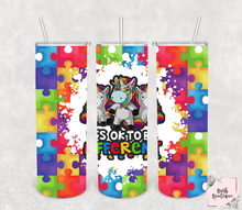 Load image into Gallery viewer, Autism unicorn 20 ounce tumblers
