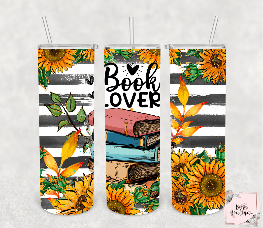 Book lover 20 ounce tumbler