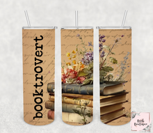 Load image into Gallery viewer, Booktrovert 20 ounce tumblers
