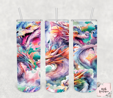 Load image into Gallery viewer, Cloud dragons 20 ounce tumbler

