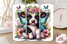 Load image into Gallery viewer, Fairy black and white cow tumblers
