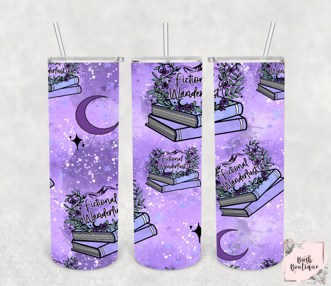 Fictional Wanderlust 20 ounce tumbler