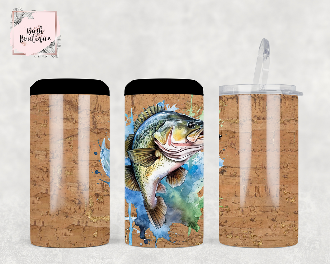 Cork and fish 4 in 1 Can Cooler