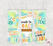 Load image into Gallery viewer, Made to teach 20 ounce tumblers
