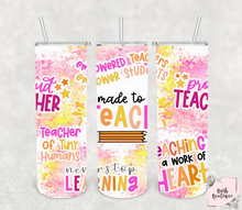 Load image into Gallery viewer, Made to teach 20 ounce tumblers
