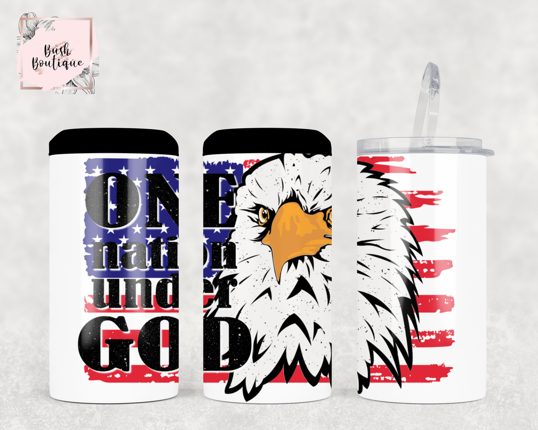 One nation under God 4 in 1 Can Cooler