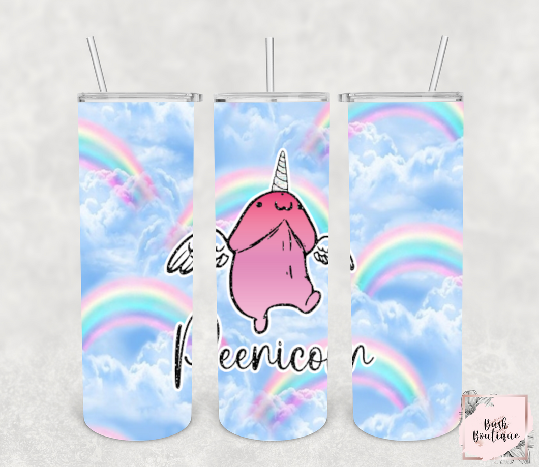 Peenicorn 20 ounce tumbler