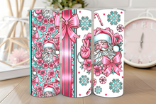 Load image into Gallery viewer, Pink Santa tumbler
