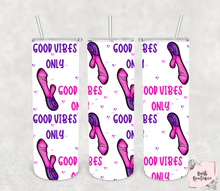 Load image into Gallery viewer, Good vibes 20 ounce tumblers
