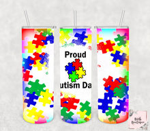 Load image into Gallery viewer, Proud Autism Family 20 ounce tumblers
