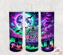 Load image into Gallery viewer, Proud member of the bad witch club 20 ounce tumbler
