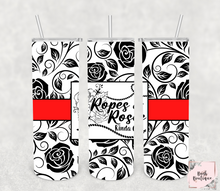 Load image into Gallery viewer, Rope and roses kind of girl 20 ounce tumbler
