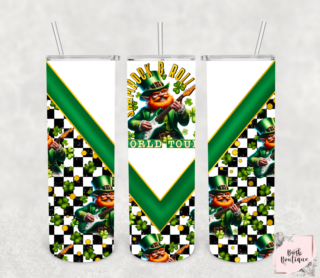 Shamrock & Roll world tour 20 ounce tumbler