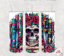 Load image into Gallery viewer, Tattoo style bookish 20 ounce tumblers
