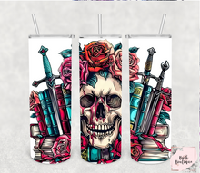 Load image into Gallery viewer, Tattoo style bookish 20 ounce tumblers
