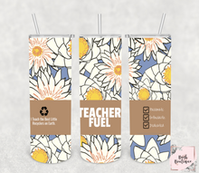 Load image into Gallery viewer, Teacher fuel 20 ounce tumblers
