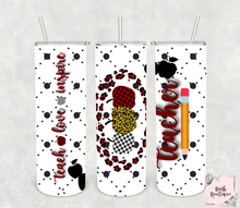 Load image into Gallery viewer, Teach Love Inspire 20 ounce tumblers
