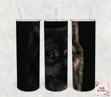 Load image into Gallery viewer, Wolf 20 ounce tumbler designs
