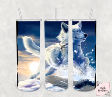 Load image into Gallery viewer, Wolf 20 ounce tumbler designs
