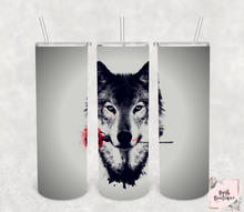 Load image into Gallery viewer, Wolf 20 ounce tumbler designs
