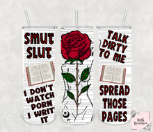 Load image into Gallery viewer, Smut Author Edition 20 ounce tumbler
