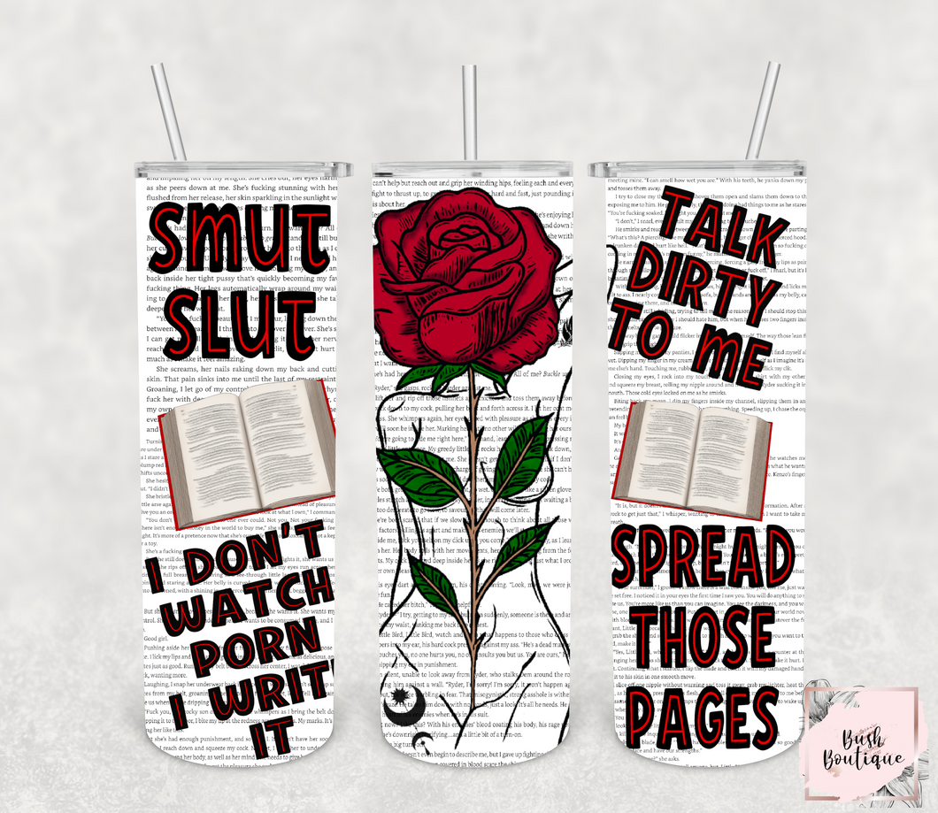 Smut Author Edition 20 ounce tumbler