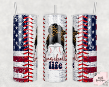 Load image into Gallery viewer, Baseball life 20 ounce tumbler
