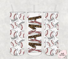 Load image into Gallery viewer, Baseball mama 20 ounce tumblers
