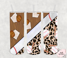 Load image into Gallery viewer, Cheetah print sports 20 ounce tumblers
