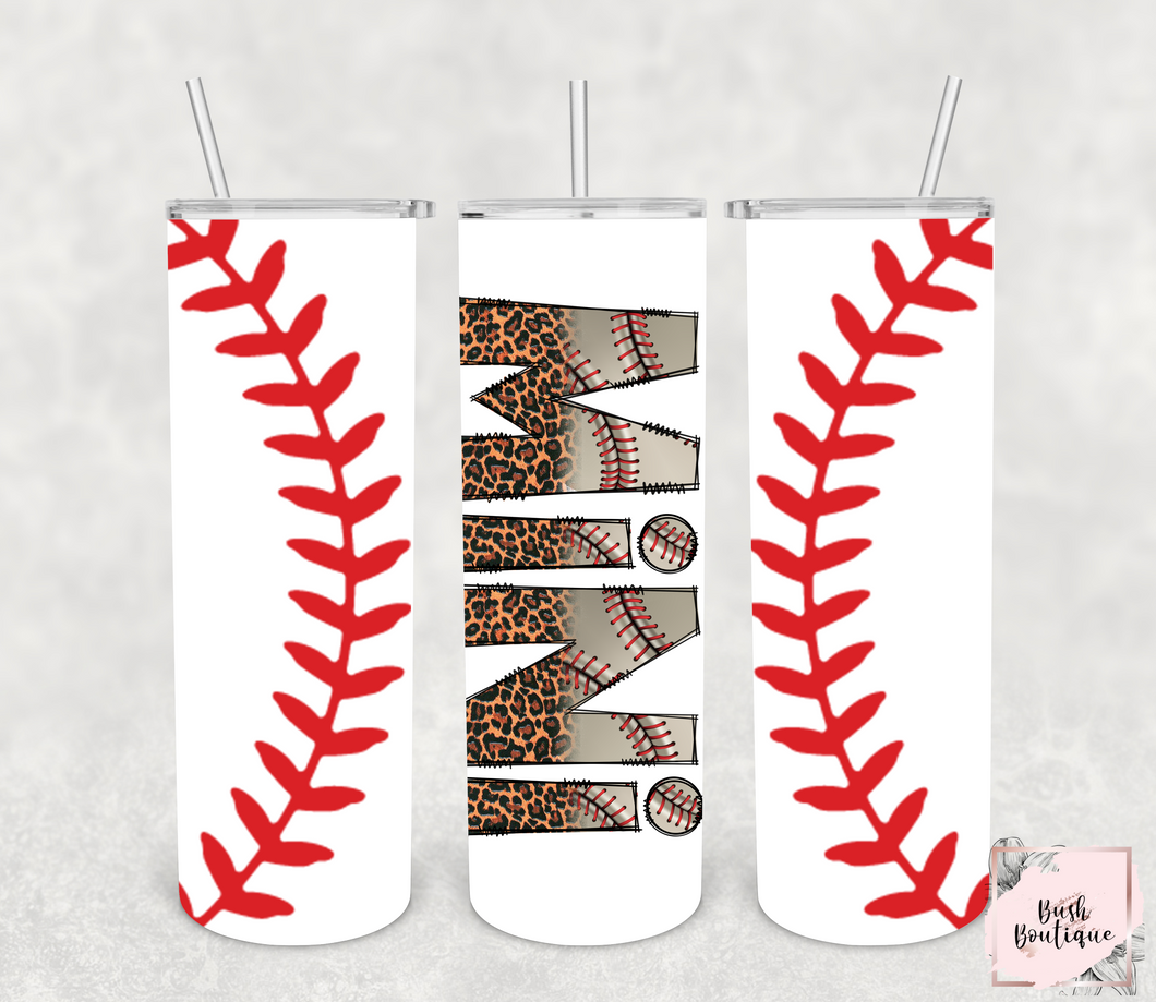 Baseball mini 20 ounce tumbler