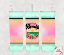 Load image into Gallery viewer, Beachy AF 20 ounce tumbler
