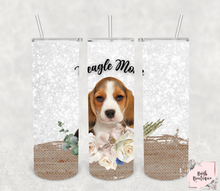 Load image into Gallery viewer, Beagle mom 20 ounce tumblers
