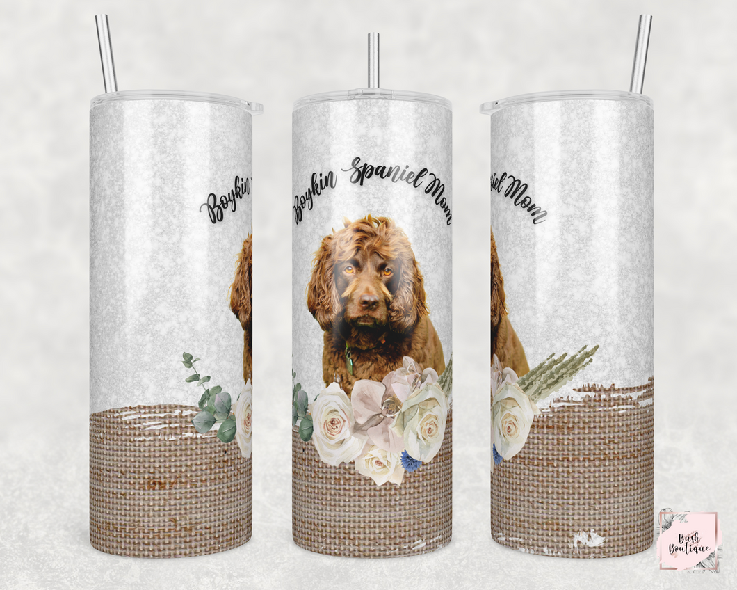 Boykin Spaniel mom 20 ounce tumbler
