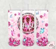 Load image into Gallery viewer, Fight Breast Cancer 20 ounce tumbler
