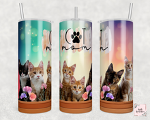 Load image into Gallery viewer, Cat mom 20 ounce tumblers
