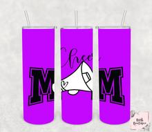 Load image into Gallery viewer, Cheer mom 20 ounce tumbler
