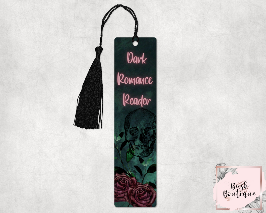 Dark Romance 8x2 aluminum bookmarks