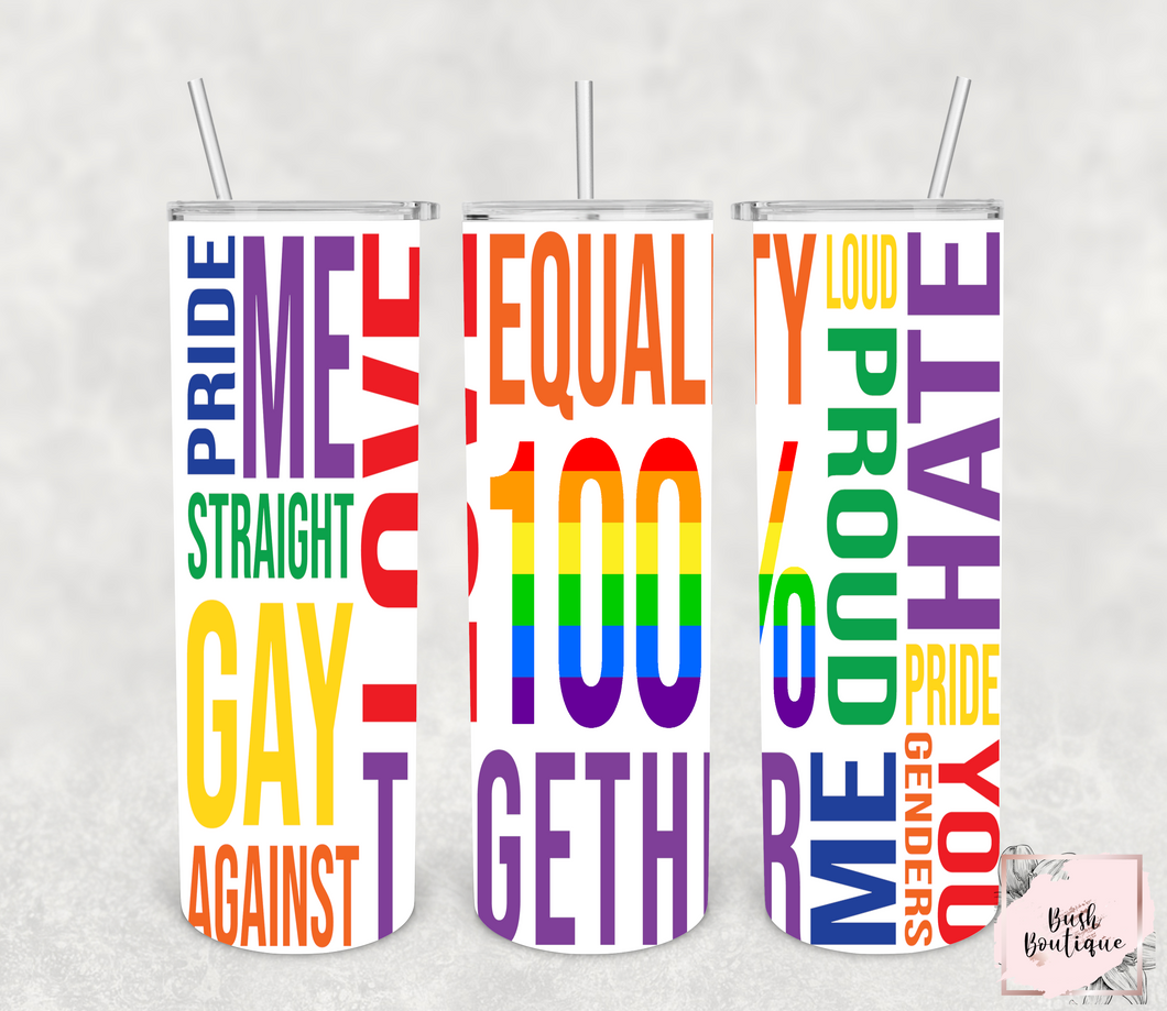 Equality 20 ounce tumbler