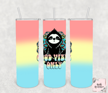 Load image into Gallery viewer, Good vibes only 20 ounce tumbler
