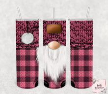 Load image into Gallery viewer, Cute Full gnome wrap 20 ounce tumblers
